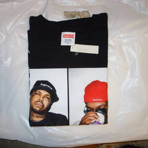 即決 supreme three six mafia tee 黒 m