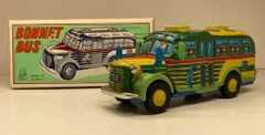 T.K.TOYS フリクションブリキ BONNETBUS 緑 160mm