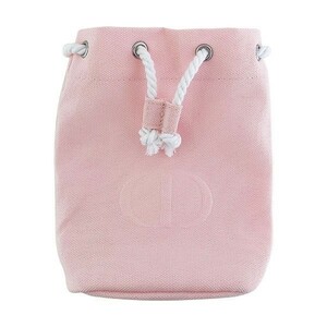 【CU】DIOR　クリスチャン ディオール ピンク キャンバス 巾着ポーチ バッグ　ペンケース小物入　dior-pouch-pink-kincyaku【新品/正規品】