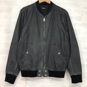 DIESEL ディーゼル コーティング ジップブルゾン SIZE: M ブラック系 ジャケット MH632024101705