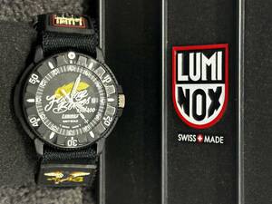 【中古品】LUMINOX FALLING BONES 初代フォーリングボーンズ 岩城滉一モデル 2000年 300本限定品 　ルミノックス2個入れBOX付き 