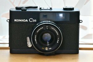 KONICA C35 フィルムカメラ コニカ ミノルタ 中古 フィルムカメラ ブラック【中古】【オーバーホール済】