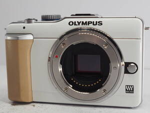 ★バッテリー欠品★動作未確認★ オリンパス OLYMPUS E-PL1 ホワイト ボディ ジャンク ＃A1311