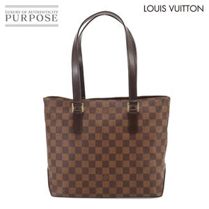 ルイ ヴィトン LOUIS VUITTON ダミエ カバ ピアノ パーソナル SPO トート バッグ エベヌ N51187 90260998