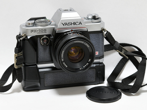 YASHICA ヤシカ 「FX-103 PROGRAM」 “ML 50㎜ F2”レンズ+専用ワインダー付セット 動作ジャンク