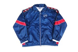 80s 90s VINTAGE ヴィンテージ USED 古着 FILA Nylon Jacket Sports Track フィラ ナイロン スポーツ トラックジャケット Navy Red L 紺赤