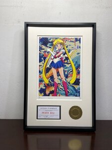 DEATH NYC 額付き 世界限定100枚 ポップアート 美少女戦士セーラームーン 月野うさぎ 浮世絵 金魚 現代アート 小サイズ