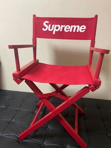 送料無料 supreme 19ss Director’s Chair red シュプリーム ディレクター チェア 赤 程度良 木製 折りたたみ アウトドア キャンプ