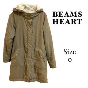 12a270 BEAMS HEART レディース　フリースジャケット ボア素材