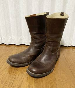 [junhashimoto] 定価88,000 S29 REDUCED ENGINEER BOOTS ホーウィンレザーエンジニアブーツ 43 ブラウン ジュンハシモト