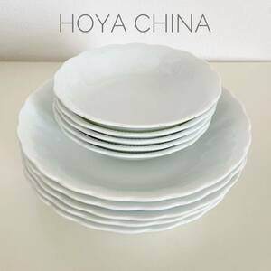 HOYA China 白　深皿　ボウル皿　10枚　ホワイト