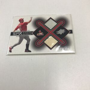 Mark McGwire 2001 Upper Deck SPX Winning Materials Ball & Base