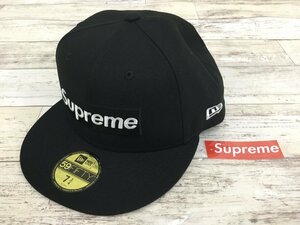 143A Supreme NewEra MLB Teams Box Logo Cap White Sox シュプリーム キャップ【中古】