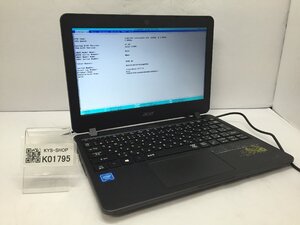 ジャンク/ Acer TravelMate B117-M Intel Celeron N3060 メモリ4.1GB ストレージ無し 【K01795】