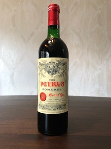 入手困難 偉大なヴィンテージ 1989 CHATEAU PETRUS GRAND VIN POMEROL BORDEAUX シャトー ペトリュス ボルドー 750ml 100パーカーポイント