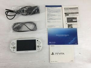 D7119-0605-35【中古】SONY PSVITA ホワイト PCH-2000 通電確認済 初期化済