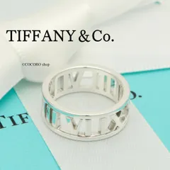 【美品】ティファニー TIFFANY＆Co. アトラス オープン 7.5 号 リング AG925