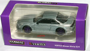 レア チェイスTarmac Works 1/64 ベルテックス 日産 シルビア チェイスカーVERTEX Nissan Silvia S14ニッサン ターマックワークスChase Car