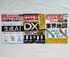 【雑誌】週刊ダイヤモンド　生成AI　DX180社図鑑　5年後の業界地図