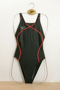 ★ 超レア ★SPEEDO スピード 競泳水着 SD48A52A ブラック×レッド サイズ：L A4051272SPE ★