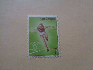 サンマリノ切手　1964年　東京オリンピック記念　RUNNNER　1