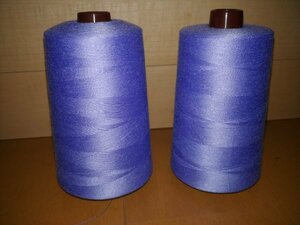 ☆未使用品☆ ミシン糸 KINBA SPUN キンバスパン ＃100 10000ｍ巻 COL.62 2本 ＜パープル系＞ 