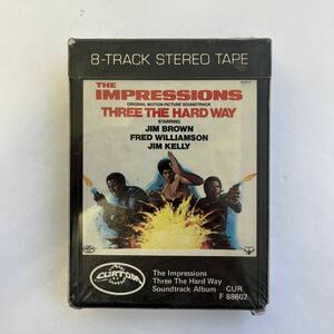 シールド！８トラック O.S.T. IMPRESSIONS / THREE THE HARD WAY ブラックスプロイテーション レア・グルーヴ サンプリングソース　8track