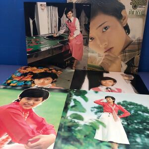 二枚組 山口百恵 デラックス ポートレート付 2LP 見開きジャケット レコード 5点以上落札で送料無料Z