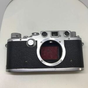 バルナックライカⅢc　Leica　戦中　段付き　赤幕　