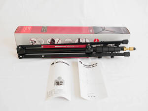 【美品】Manfrotto マンフロット MS0490A-1 ナノポール 4段 ライトスタンド 195cm オスダボ