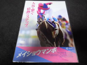 JRA ヒーロー列伝No.76 メイショウマンボ クリアファイル 新品未開封 2017年来場ポイント