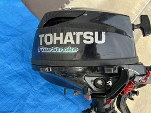 ★TOHATSU★小型船舶用 船外機 3BV エンジン 動作未確認 動画内で始動を試みています。 #09Z1362b15