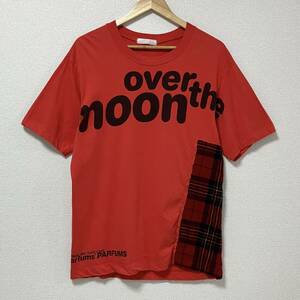 AD2017 COMME des GARCONS PARFUMS ウール チェック ドッキング Tシャツ コムデギャルソンパルファム 半袖 カットソー Tee archive 4080064