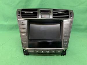 KW091 中古 レクサス LEXUS USF40 LS460 平成22年11月 純正 FUJITSU TEN マルチモニター 86430-50383？ 地図データ 2015年秋 動作保証