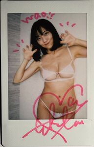 平塚菜奈　サンキュー　DVD撮影現場チェキ　直筆サイン入り