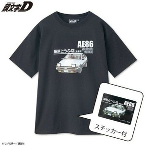 ■INITIAL D イニシャル ディー■頭文字D■AE86■TOYOTA トヨタ■スプリンター トレノ■Avail アベイル■Tシャツ ステッカー M