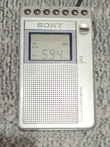 SONY ICF-R353 FM／AM PLLシンセサイザーラジオ ワイドFM対応　　現状品