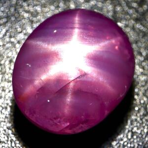 ソ付き!!1円〜!!☆天然スタールビー5.99ct☆d 約10.45×8.44mm ルース 裸石 宝石 ジュエリー jewelry star ruby BJ1/DC7 w4え10