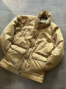 70s REI ダウンジャケット　プリマロフト　level7 パタゴニア　ノースフェイス　DOWN JACKET ベージュ アウトドア アウター ジップアップ 