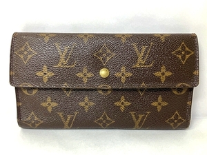 【即決】LOUIS VUITTON ルイ・ヴィトン モノグラム ポルトフォイユ・インターナショナル M61215 TH1020 三つ折り長財布 LV