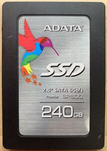 【使用時間15852時間】ADATA 240GB SP600 ASP600S7-240GM-B 2.5 SATA SSD 452