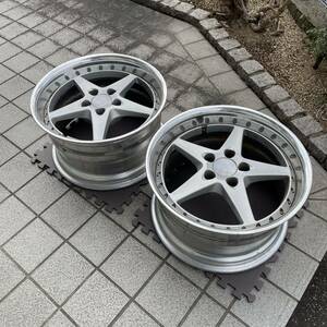 当時物 SSR デコルテ タイプE 17インチ 9.5j +41 pcd114.3 5穴 2本 スピードスター デコエボ ドリケツ等に