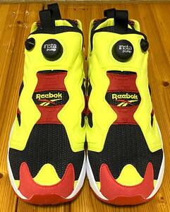 reebok insta pump fury og(citron)90年代名作一番人気近年復刻モデルクリーニング済極美品