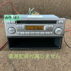 AV7-483 激安 カーステレオ HONDA アクティ 39100-SZH-J021-M1 Panasonic CQ-JH0800AD CD FM/AM 本体のみ 簡易動作確認済み 中古現状品