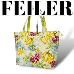 FEILER トートバッグ　ショルダーバッグ　花柄　A4