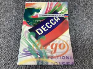 【USED】DECCA COMPLETE CATALOGUE CD MC VHS 96/97