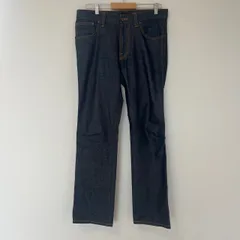 【Nudie Jeans】ヌーディージーンズ　ネイビー系　デニムパンツ　ジーンズ　シンプル　カジュアル　オーガニックコットン