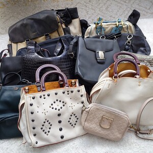 【豪華14点 1円 売り切り】Ferragamo COACH FURLA BALLY katespade PELLEMORBIDA J&MDAVIDSON アンテプリマ ブランド バッグ まとめ 14点