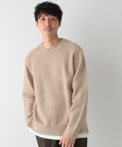 「GLOBAL WORK」 長袖ニット SMALL ベージュ メンズ