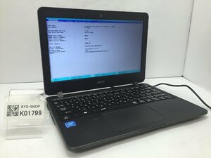 ジャンク/ Acer TravelMate B117-M Intel Celeron N3060 メモリ4.1GB ストレージ無し 【K01799】